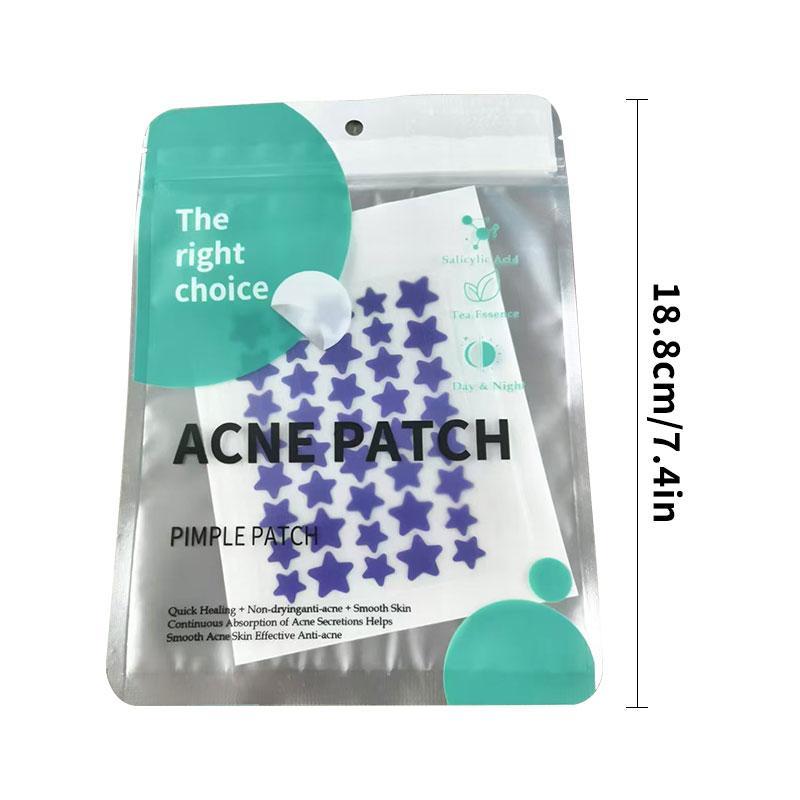 Star Shaped Acne Patch, 1 Bag Waterproof Acne Cover Sticker, Acne Treatment Tool, Skin Care Product for Women & Men