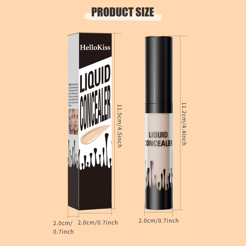 Long Lasting Concealer, 1 Count Concealer, Full Coverage Flawless Makeup Concealer, Lightweight Concealer Stick, Natural Look Makeup Product for Women & Girls