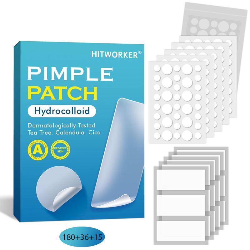 Hydrocolloid Pimple Patch, 1 Box Round & Large Spot Sticker, Gentle & Non-irritating Facial Skin Care Product for Daily Use