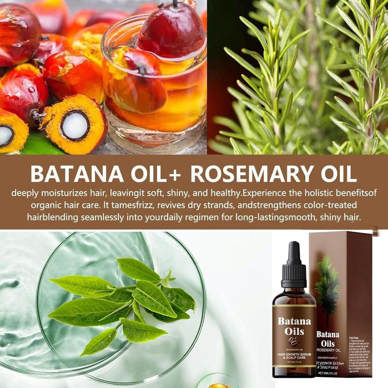 CARVENCHY Batana Oil with Rosemary for Revitalizes hair - Nourish Scalp for Strong & Healthy Hair, Organic Batana Oil with Rosemary (30 mL 120ML )Haircare Rosemary Oil