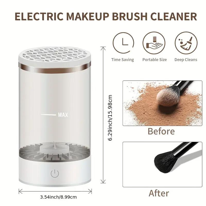 NEW Makeup brush storage box, electric makeup brush cleaner, portable makeup brush cleaning storage box, USB powered makeup brush cleaner, deep cleaning makeup brush cleaning storage tool