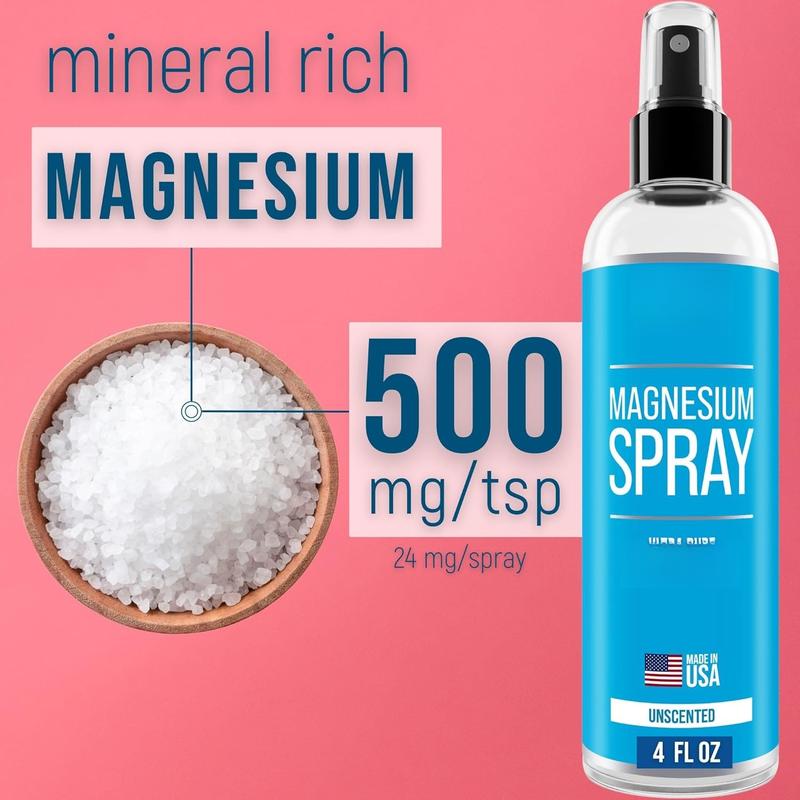 Magnesium Spray - USP Grade Pure Magnesium Oil Spray -  Since 2008, 6 oz