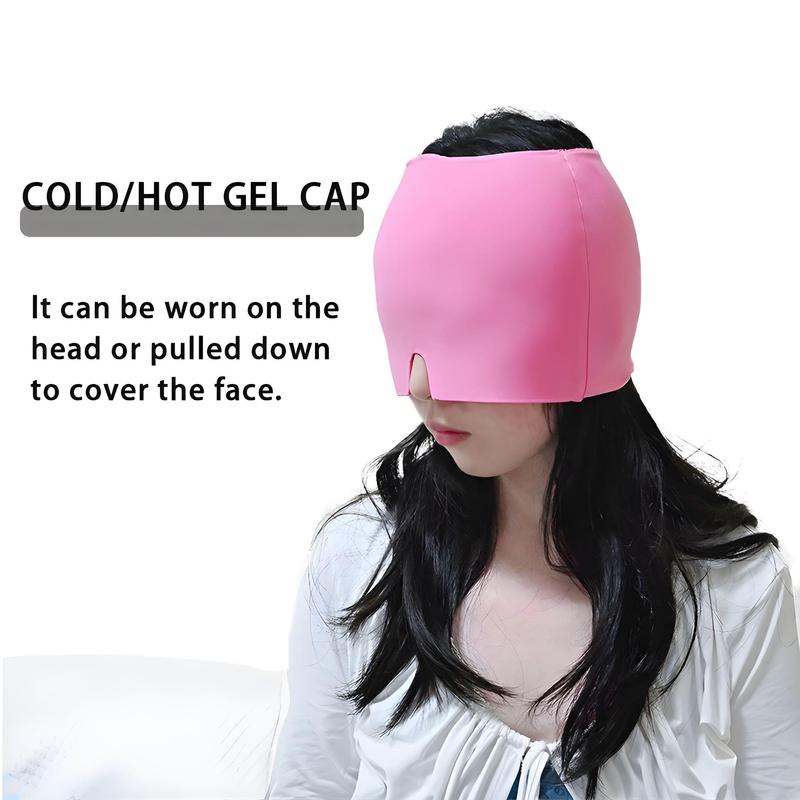 Cold & Hot Compress Gel Head Mask, Reusable Face Mask, Face Mask for Sleeping, Skin Care Tool for Women & Men