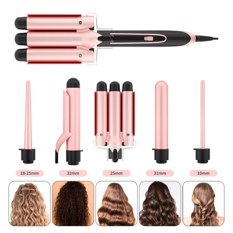 Hair Curler Set, Hair Curler, Hair Styling Tool, Heated Hair Curler, Curling Iron, Fast Heating Hair Curler, Professional Hair Styling Tools for Women, Summer Gift