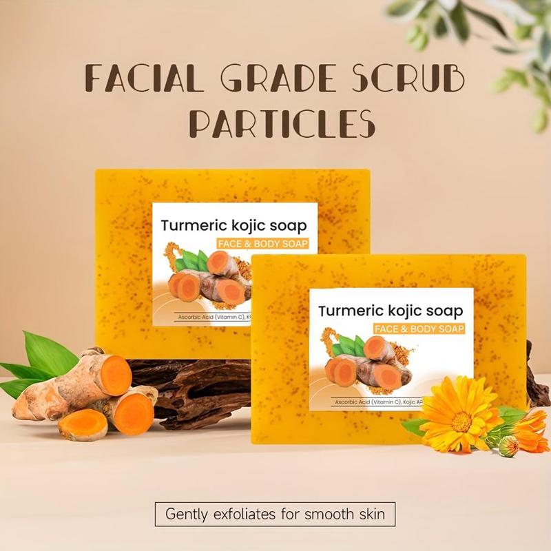 Turmeric Lemon Soap Bar, 15pcs set Natural Handmade Soap Bar Soft Cleanser, Moisturizing Cleansing Body Wash Soap for All Skin Types, Ideal Gift for Women & Men