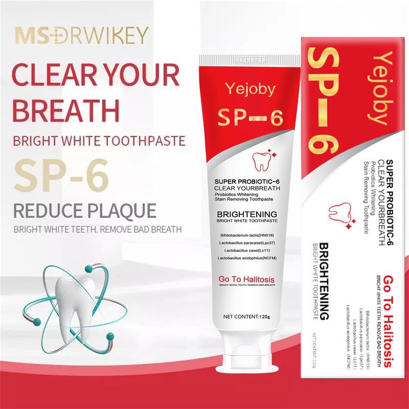 [+5$Get 2Pcs] Sp-6 Brighten Toothpaste,Probiotics Bright White Toothpaste,Sp 6 Toothpaste,Brighten Toothpaste Sp-6,Sp-6 Probiotics Brighten Toothpaste,Fresh Breath