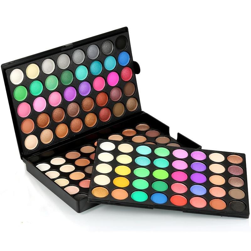 120 Colors Eyeshadow Palette, Matte & Glitter Eye Shadows Palette, Long Lasting Shimmering Eye Shadow Makeup Products for All Styles and Occasions