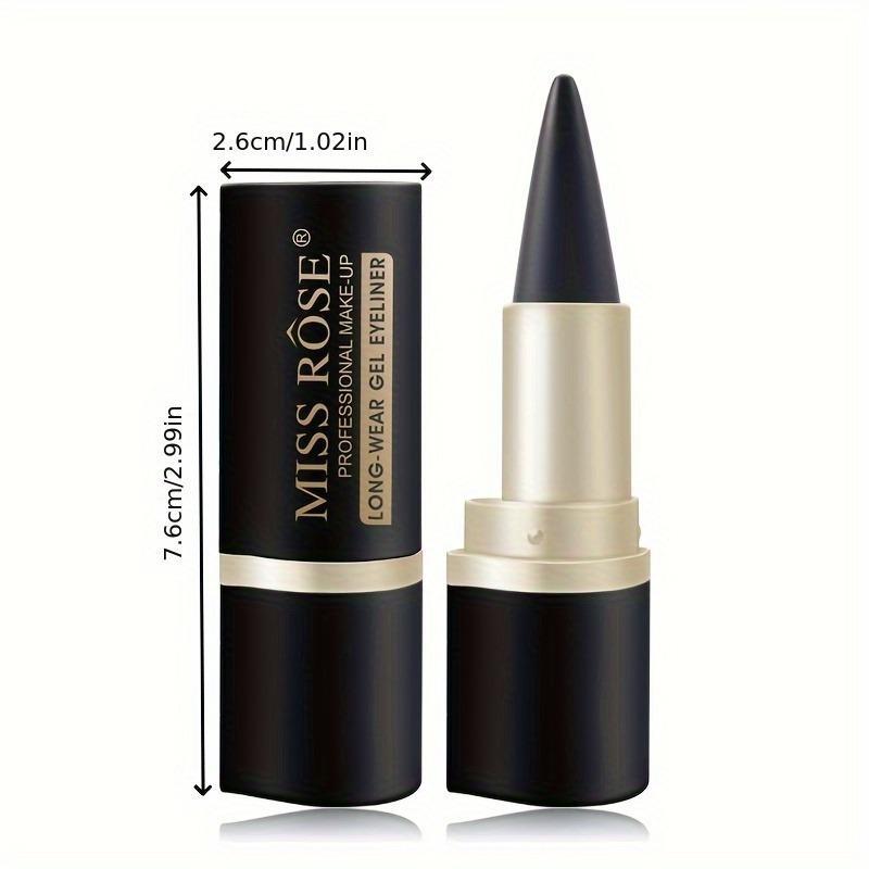 Lightly Gel Eyeliner, 2 Counts set Quick Drying Eyeliner, Easy To Apply for Eye Makeup, Professional Daily Makeup Accessories, The Effect Varies According To Skin Tone, Need To Set Makeup To Prevent Smudge, Christmas Gift