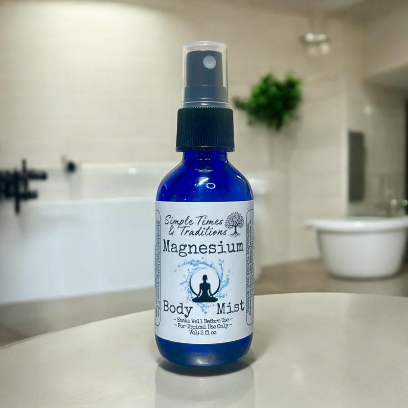 Magnesium Oil Body Spray for Daily Use - Natural Ingredients with Multiple Scents & Sizes Body Care Lavender