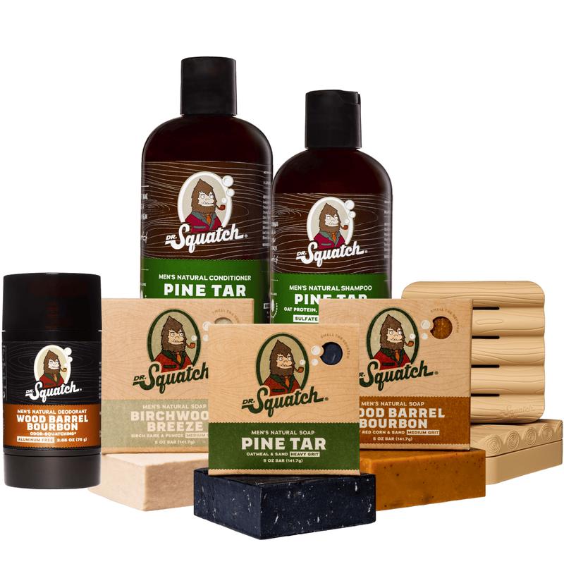 Dr. Squatch - Suave Set (Soap + Deodorant + Hair Care Kit)