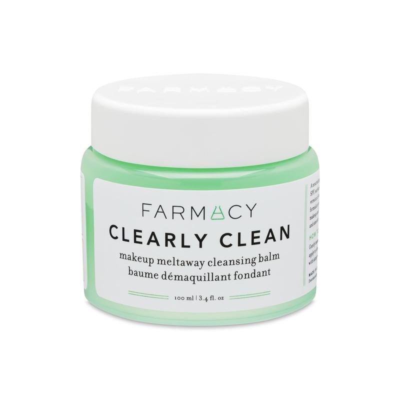 Farmacy Makeup Remover Cleansing Balm - Clearly Clean Fragrance-Free Makeup Melting Balm - Great Balm Cleanser for Sensitive Skin