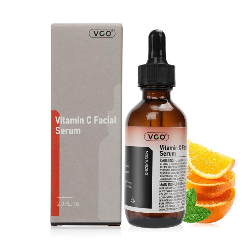 VGO Vitamin C Facial Serum Essence, 30ml Comfort Skincare Face Serum, Gentle Serum Vitamina C Cream-A Daily Cleanser-B3 And VGO Snail Mucin 92% Moisturizer Skin Care Set Radiance Cleansing Hydrate Moisture Skin Repair Hydrating