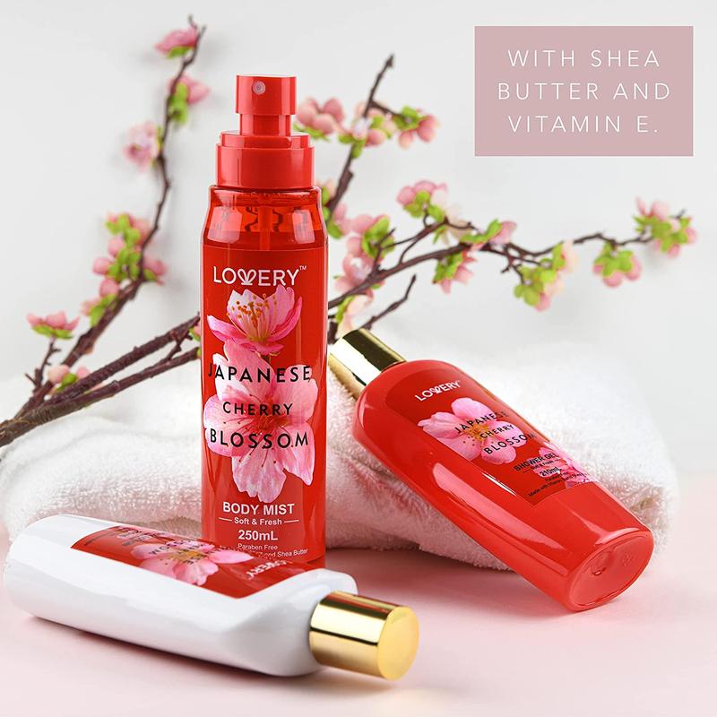 Japanese Cherry Blossom Set - 3Pc Bath and Body Kit