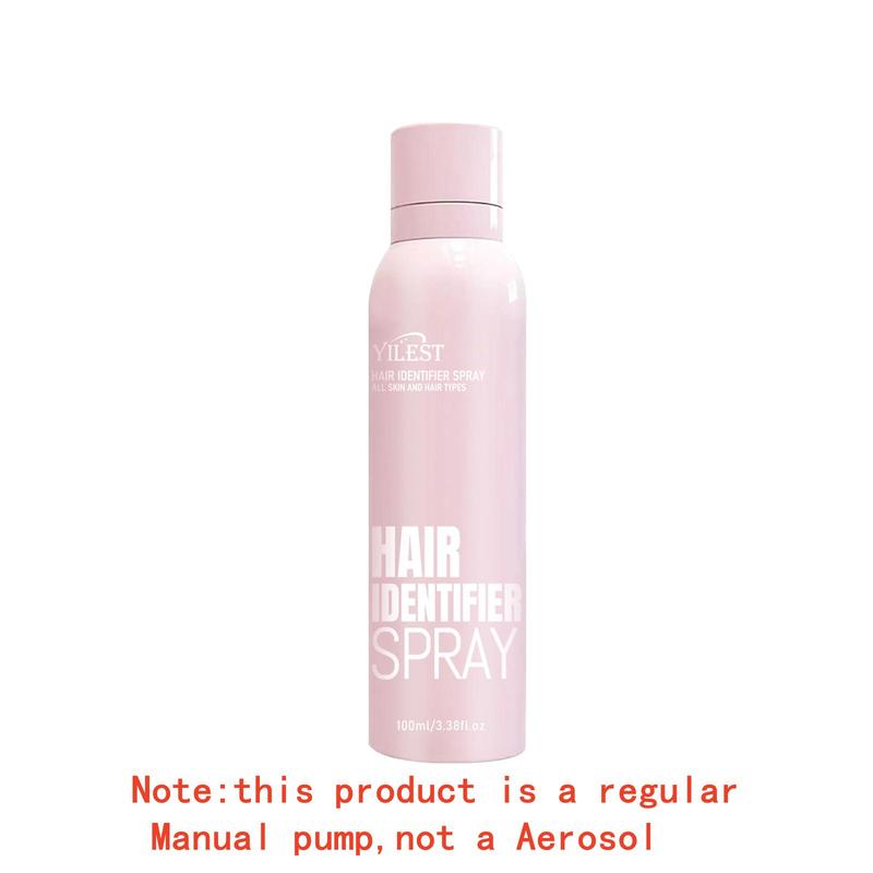 Hair Identifier Spray with Blade, 1 Set Scented Hair Care Spray & Makeup Tools, Professional Heatless Styling Tools for Women, Body Care Products