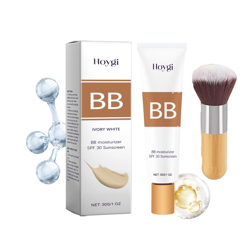 BB Blur Tinted Moisturizer, Smooths Moisturizing Coverage Foundation Cream, Full Coverage, Oil-Free, Light Makeup Hydrating Hydrate  Cosmetic Hydrate