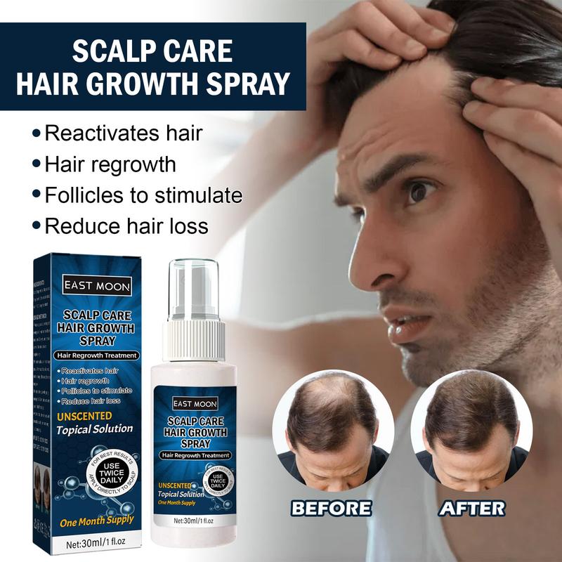 5% Minoxidil Spray - Nourishing Scalp Strengthens & Thickens Hair, Hair Growth Serum For All Types Hair