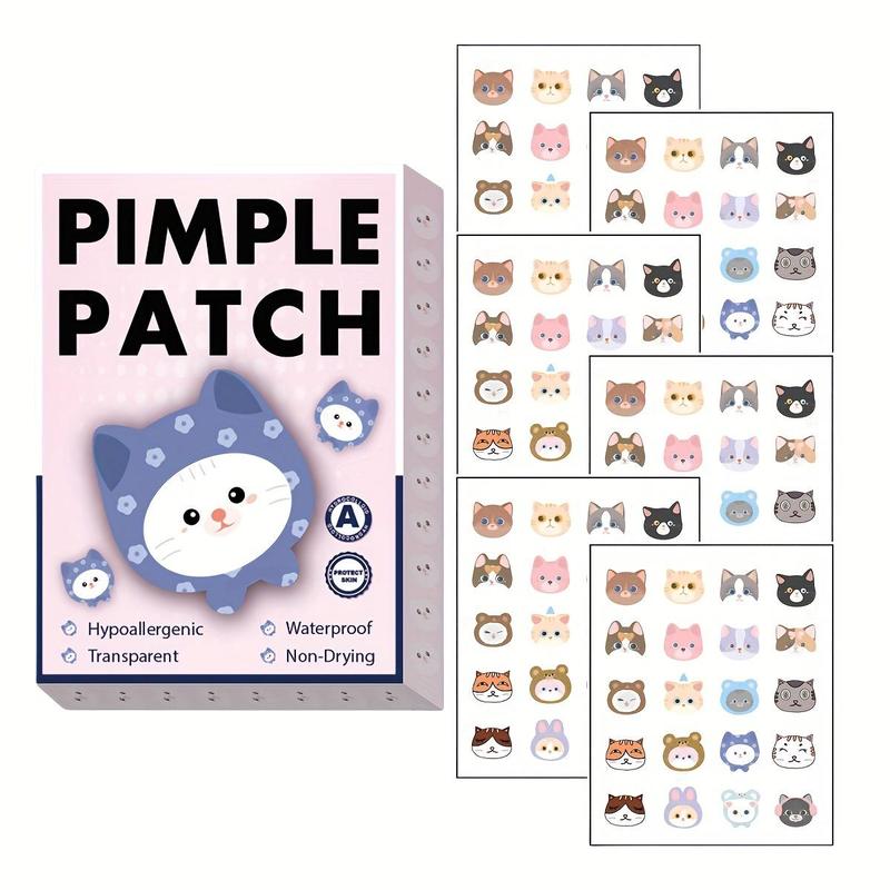 Cute Cartoon Shaped Acne Patch, 120pcs box Hydrocolloid Acne Cover Sticker, Facial Acne Concealer Sticker, Skin Care Product for Women & Men