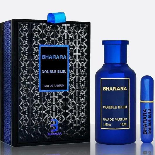 Bharara Double Bleu EDP 100ml (3.4 Oz) For Men - Long Lasting Citrusy, Fruity & Fresh Luxury Fragrance For Men