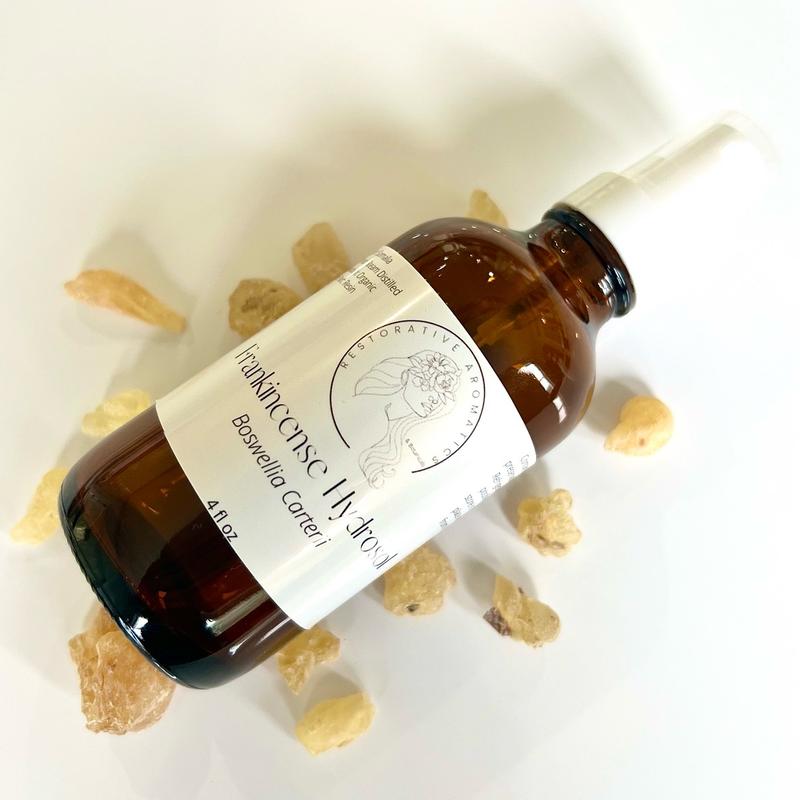 Frankincense Hydrosol Face Mist Spray - For Face and Body - Toner