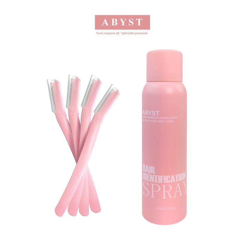 ABYST Limited Time Upgrade Hair identifier Spray for Face Shaving Recognition Spray Moisturizing and Skin Care Hair Removal Women Dermaplaning Kit