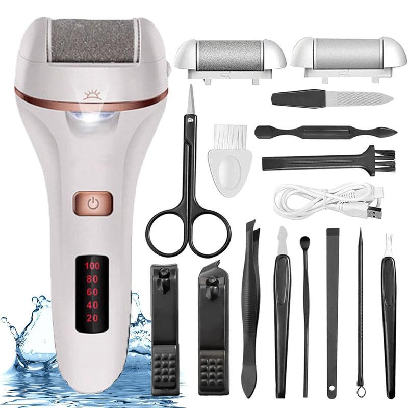 [Clearance, Event Lowest Price]Electric Callus Remover,Vacuum Suction and Heads for Cracked Heels and Dead Hard Cracked Dry Skin Ideal Gift