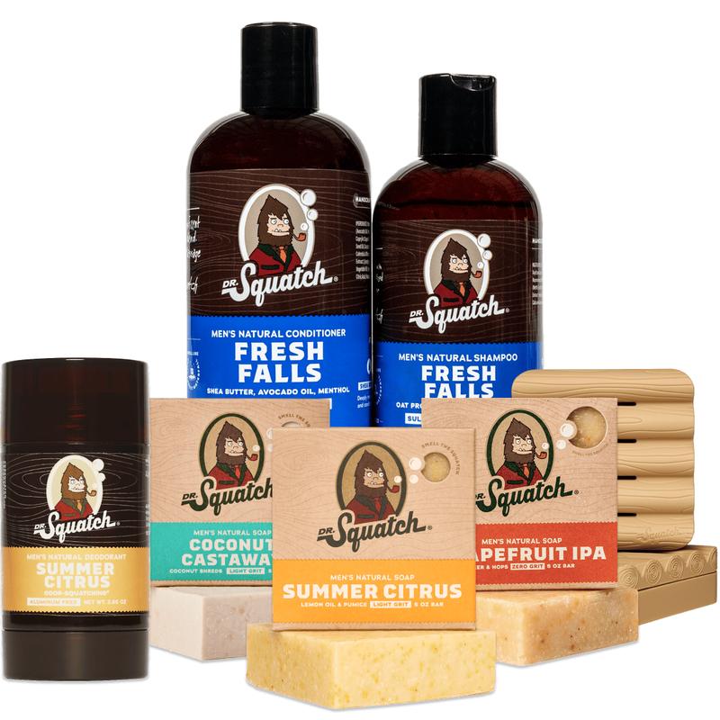 Dr. Squatch - Suave Set (Soap + Deodorant + Hair Care Kit)