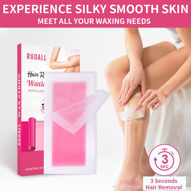 Gentle Formula for Body Use Wax Strips for Easy and Effective Hair Removal