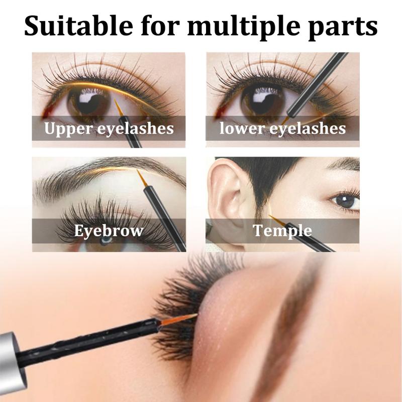 EELHOE Eyelash Boost Serum 3 ml Natural Long Black Thick Curled Eyelashes Waterproof Non-smudge Long-Lasting Makeup Mascara Lightweight Cosmetic