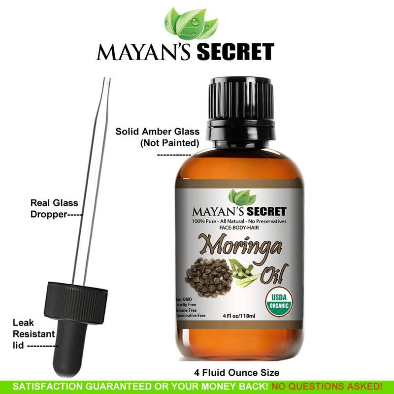 Certified Organic Moringa Oil for Body Care and Comfort