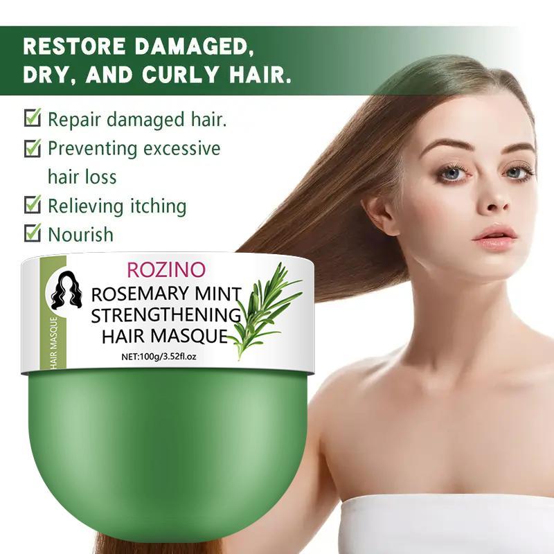 100g Rosemary Mint Conditioner, Moisturizing Anti-frizz Hair Mask, Hair Care & Styling For Damaged Hair Split Ends, Household Hair Care Product, Daily Haircare Hair Styling Tools