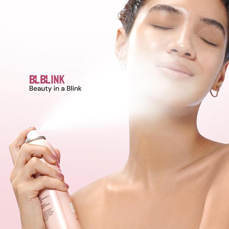 BLBLINK Facial Hair Removal Spray Set with Razor, Cooling & Soothing Skincare with Fine Italian Rice Starch Mist, Includes 2 Razor Body Care Wax