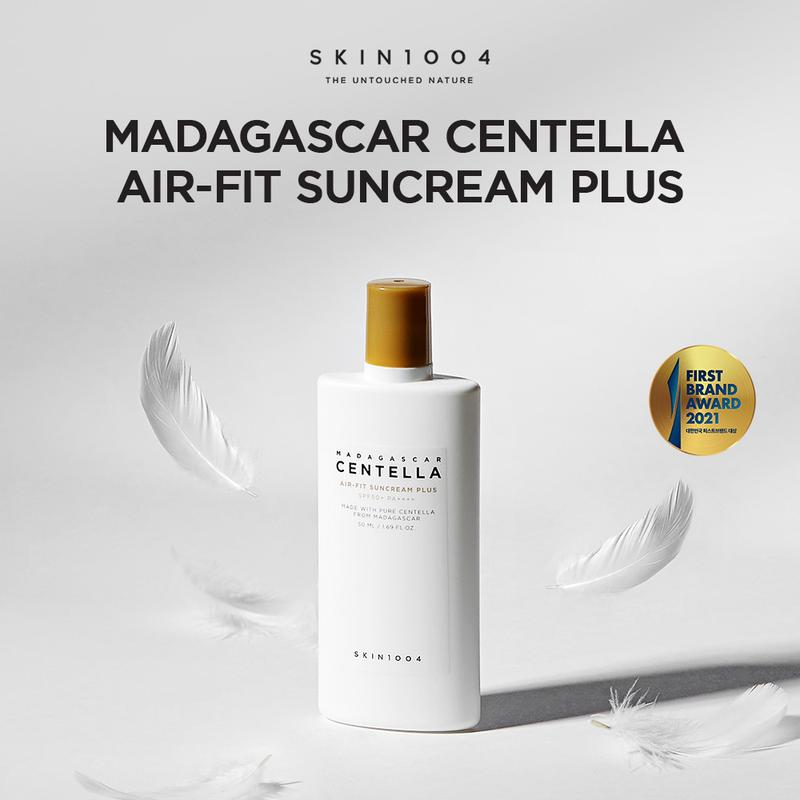 [SKIN1004 Official Shop] Madagascar Centella Air-fit Suncream Plus 1.69 fl. oz (50ml) Facial Moisture