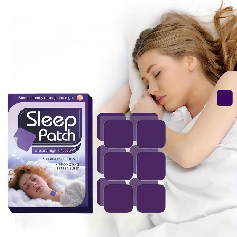 Sleep Patches, 30pcs box Easy Sleeping Patch, Stress Relief Sleep Aid Patch, Body Care Patches for Women & Men, Sleeping Patches for Whole Night, Christmas Gift