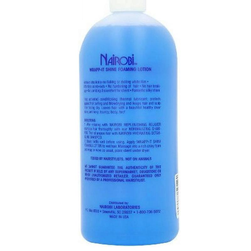 nairobi wrapp-it shine foaming lotion