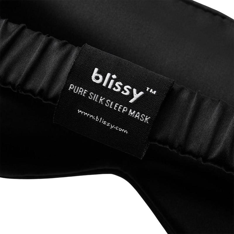 Blissy Silk Sleep Mask - 100% Pure Mulberry Silk - 6A Grade 22-Momme - Eye Mask