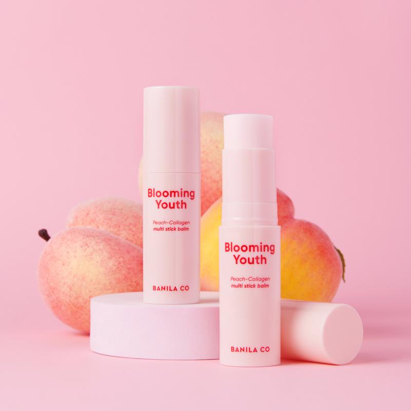 Blooming Youth Multi-Stick Balm with Hyaluronic Acid, Peach, and Comfort Hyaluronic Peach