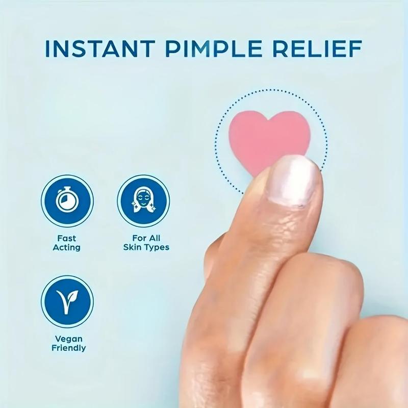 Heart Shaped Hydrocolloid Pimple Patch, 120pcs box Invisible Acne Cover Patches, Skin Care Product for Women & Men