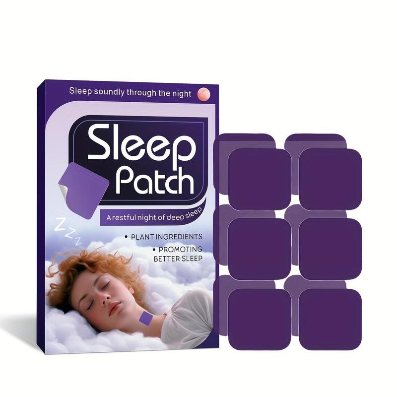 Sleep Patches, 30pcs box Easy Sleeping Patch, Stress Relief Sleep Aid Patch, Body Care Patches for Women & Men, Sleeping Patches for Whole Night, Christmas Gift