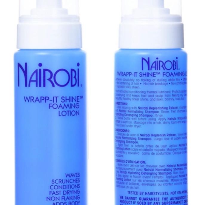 nairobi wrapp-it shine foaming lotion