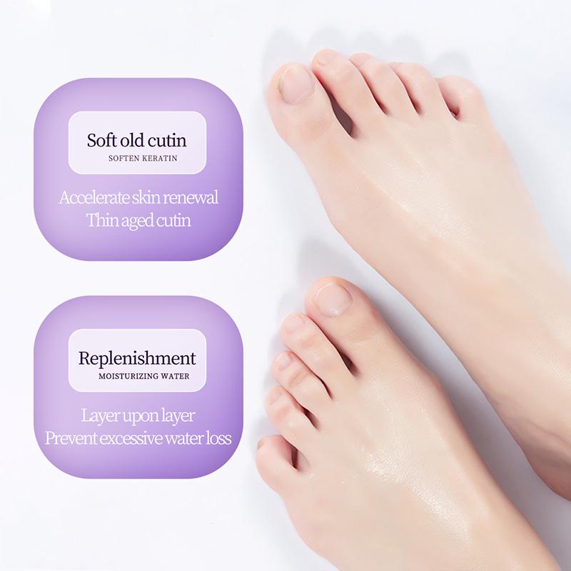 Foot Peel Mask 10 Pack, Exfoliator Peel Off Calluses Dead Skin Callus Remover, Baby Soft Smooth Touch Feet-Men Women (Lavender)