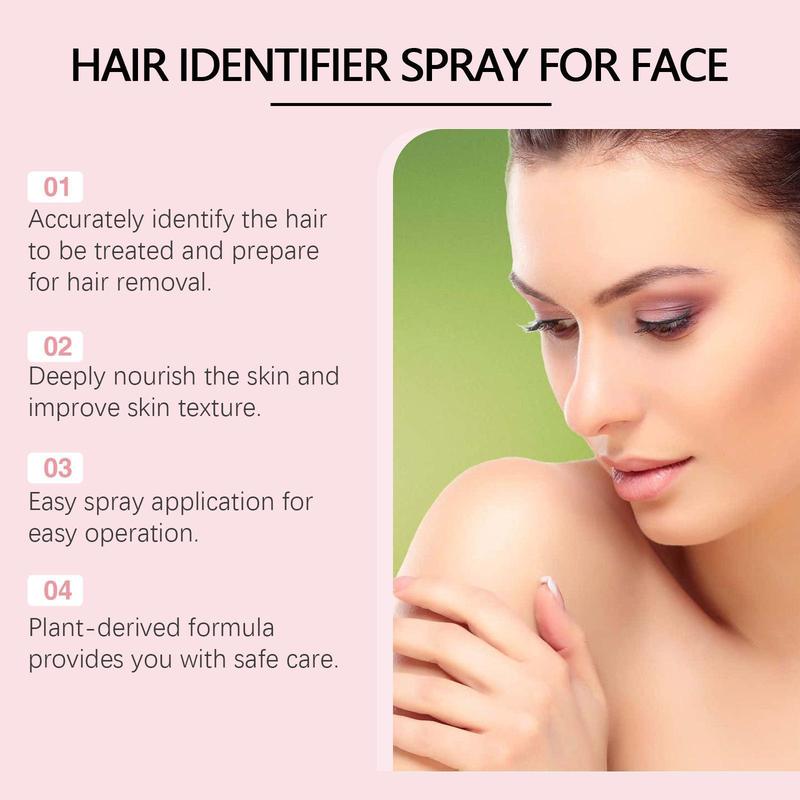 Hair Identifier Spray, 13pcs set Hair Removal Spray & Razor, Facial Hair Removal Tool for Women, Suitable for All Skin and Hair Types, Hair Products