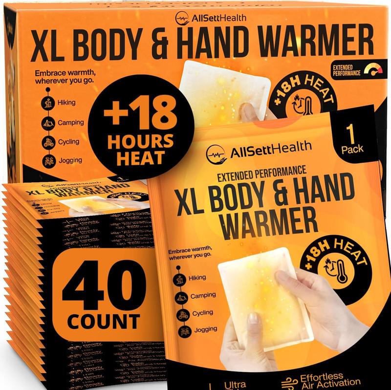 Natural XL Hand Warmers - 45 Pairs - Air Activated 18 Hours of Consistent Natural Heat Handwarmers - Cup, Bottles