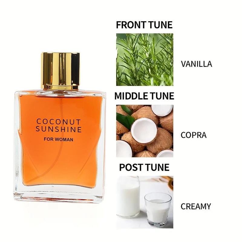 Women's Perfume, 1 Box 2 Hours Coconut Scented Fragrance, Elegant Perfume for Women, Fragrance for Women, Perfume for Women, Scented Body Spray, Good Girl Perfumes, Fall Gift, Mini Perfumes