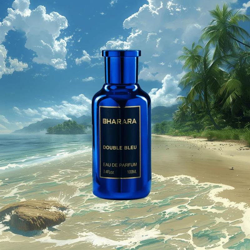 Bharara Double Bleu EDP 100ml (3.4 Oz) For Men - Long Lasting Citrusy, Fruity & Fresh Luxury Fragrance For Men