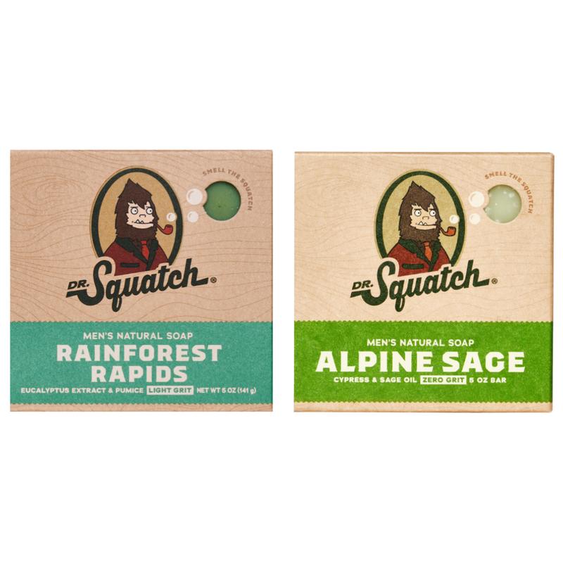 Dr. Squatch - Herbal Bar Soap 2-Pack - Body Care for Men