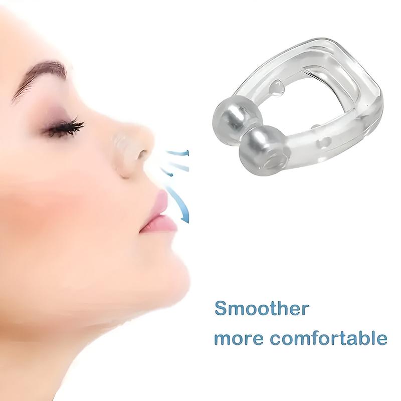 Anti-Snoring Nose Clip with Magnets – Sleep Better, Breathe Easier, Non-Invasive Snore Stopper for Adults