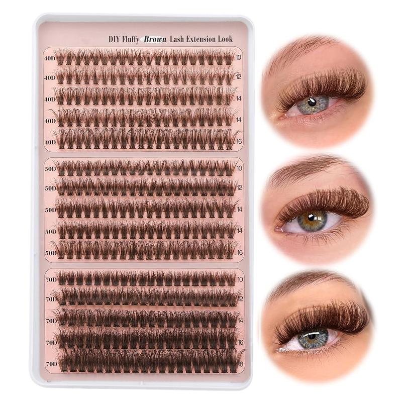 Natural Look Eyelash Extensions, 1 Box Individual False Eyelashes, Self Grafting Curl Eyelashes, Eye Makeup Enhancement False Eyelashes for Women & Girls, Christmas, Christmas Gift