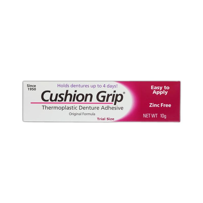 [NEW 2024 - COMBO 1 PACK] Cushion Grip - A Soft Pliable Thermoplastic Denture Adhesive for Refitting and Tightening 0.35 Oz (10 Grams) Oral Waterproof - BLACK FRIDAY SALE 51%