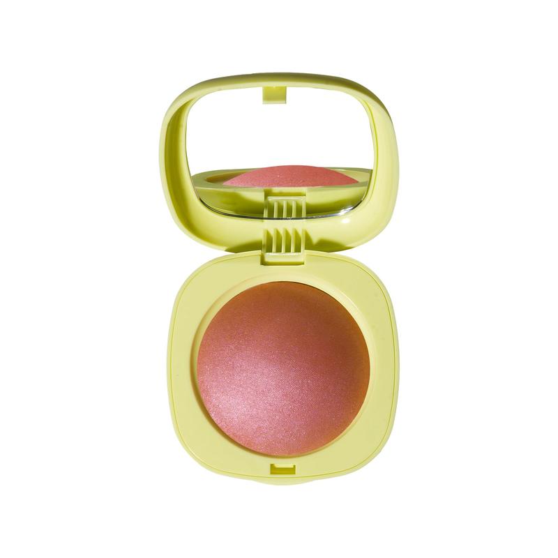 Portable Blush Pressed Powder, 1 Box Shimmering Blush Powder, Natural Look Lightweight Blush, Soft Color Shadow, Suitable for All Skins