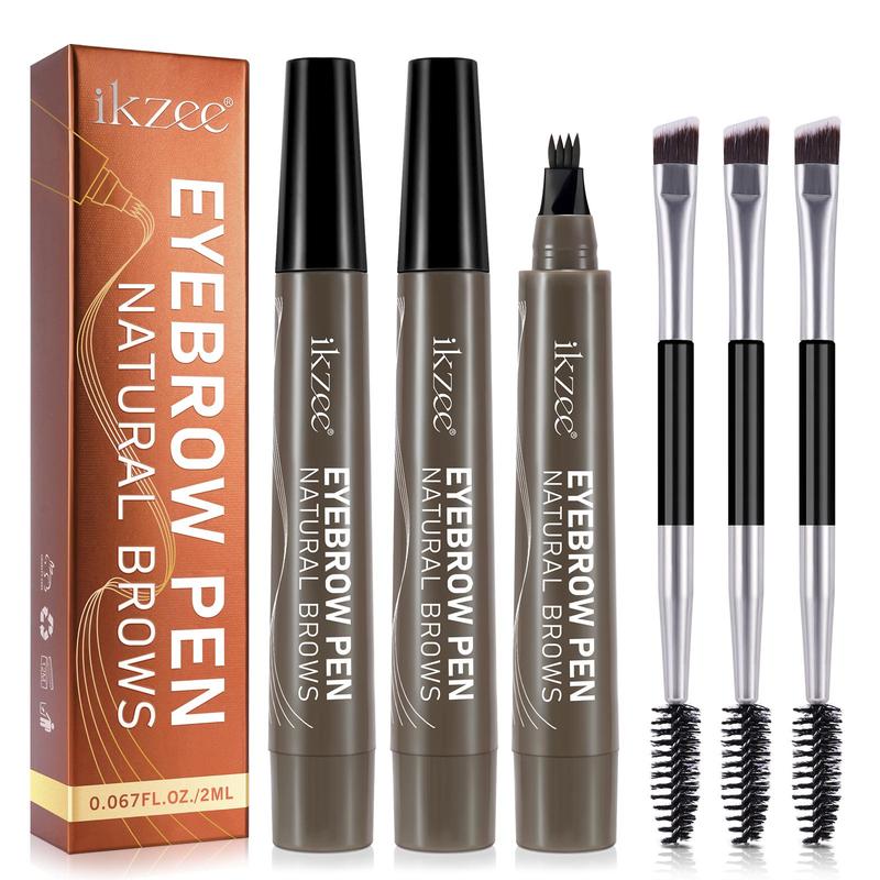 4 Fork Eyebrow Pencil, Long Lasting Eyebrow Pencil, Brow Styling Brush, Eye Brow Makeup Tool, Makeup Accessories